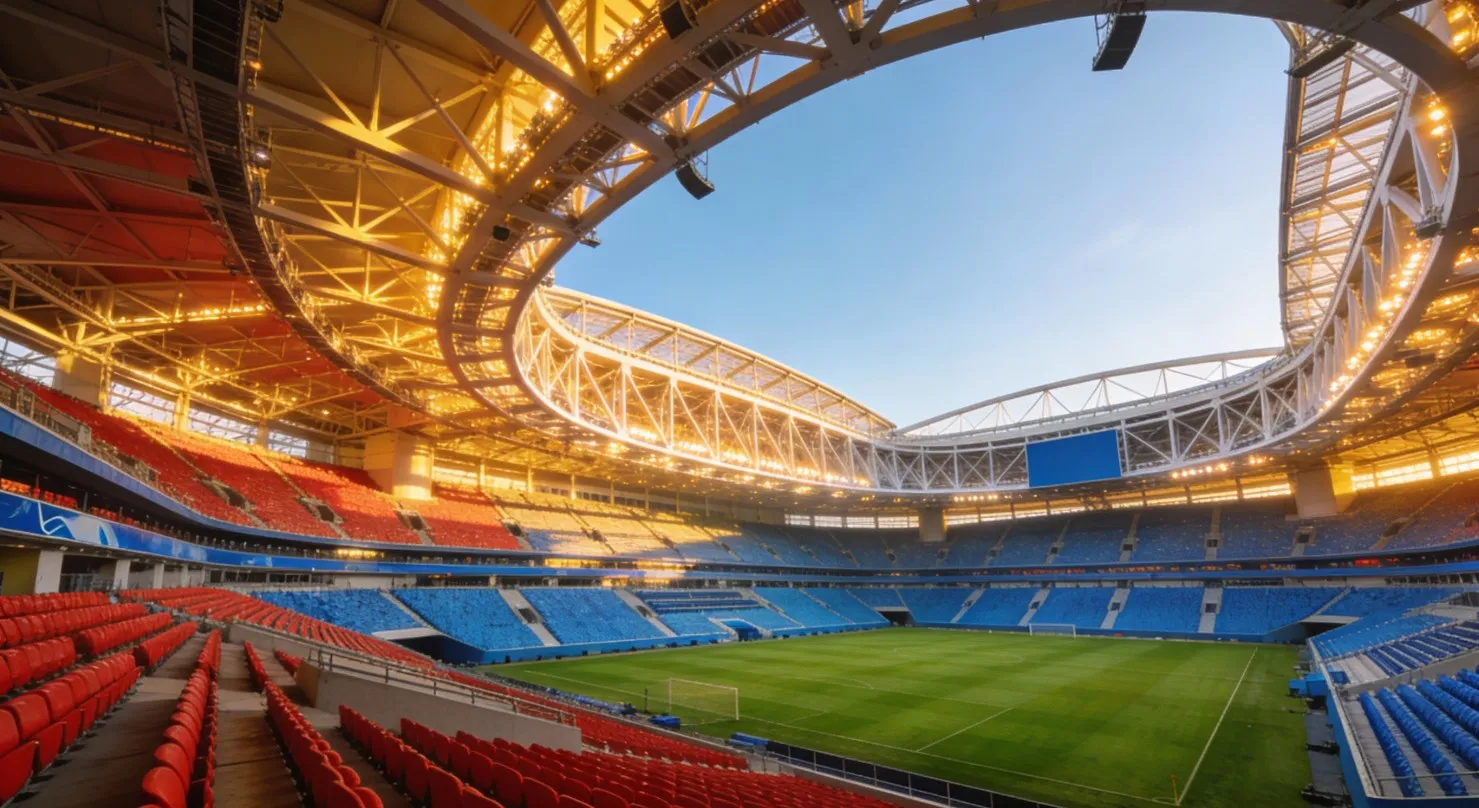 Стадион Зенита Газпром Арена Санкт Петербург