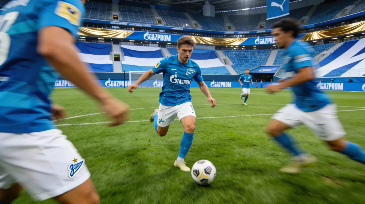 Актуальный состав ФК «Зенит» Санкт-Петербург: игроки по линиям, номера, амплуа, краткие профили и изменения по сезону.